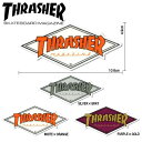 【THRASHER】スラッシャー Diamond Logo Sticker ステッカー スケートボー ...