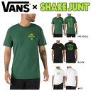 バンズ VANS×SHAKEJUNT MENU T-SHIRT シェイクジャント コラボ Tシャツ 半袖 スケートボード