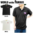 【WORLD WIDE FAMOUS】ワールドワイドフェイマス 2020春夏 ポロシャツ メンズ レディース トップス ストリート M・L【正規品】(4)
