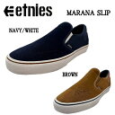 【etnies】エトニーズ MARANA SLIP マラナ スリップ メンズ シューズ スケシュー 靴 スニーカー スリッポン スケートボード 耐久性 25.5cm-28.5cm 2カラー【あす楽対応】