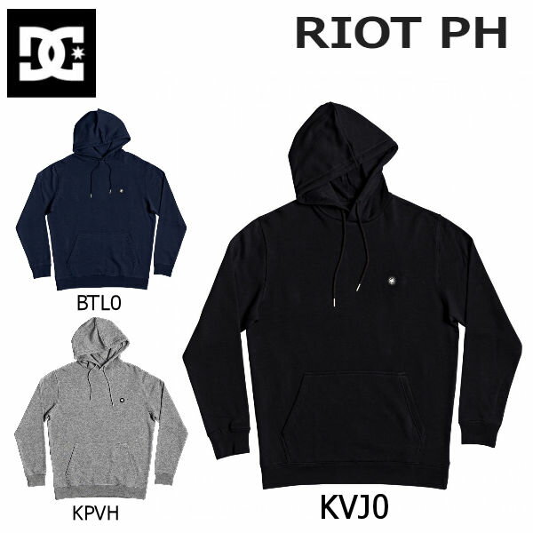 【DC Shoes】DCシューズ 2020秋冬 RIOT PH メンズ パーカー プルオーバー 起毛フリース スケートボード スノーボード S/M/L/XL 3カラー【あす楽対応】