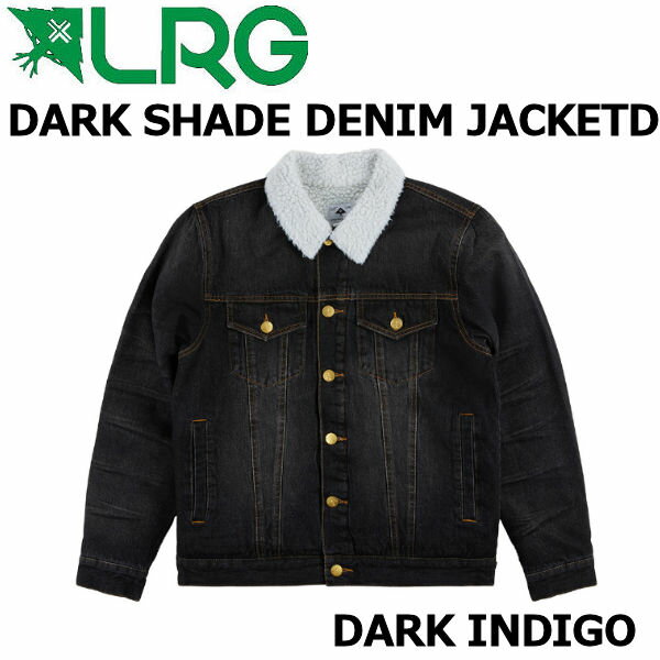 【LRG】エルアールジー2020-2021 DARK SHADE DENIM JACKET メンズジャケット アウター 長袖 DARK INDIGO M-L 【あす楽対応】