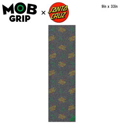 【MOB GRIP】モブグリップ SANTA CRUZ GLOW DOT サンタクルーズ グリップテープ Grip Tape デッキテープ スケートボード スケボー sk8 9×33インチ 【正規品】