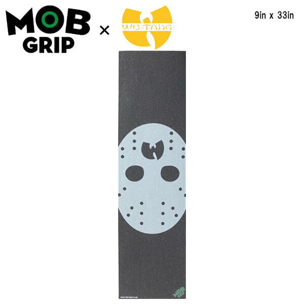 【MOB GRIP】モブグリップ WU-TANG-CLAN HOCKYMASK ウータンクラン グリップテープ Grip Tape デッキテープ スケートボード スケボー sk8 9×33インチ 【正規品】【あす楽対応】