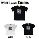 【WORLD WIDE FAMOUS】ワールドワイドフェイマス 2021春夏 Tシャツ メンズ レディース トップス ストリート ティーシャツ S/M/L 2カラー 【正規品】【あす楽対応】