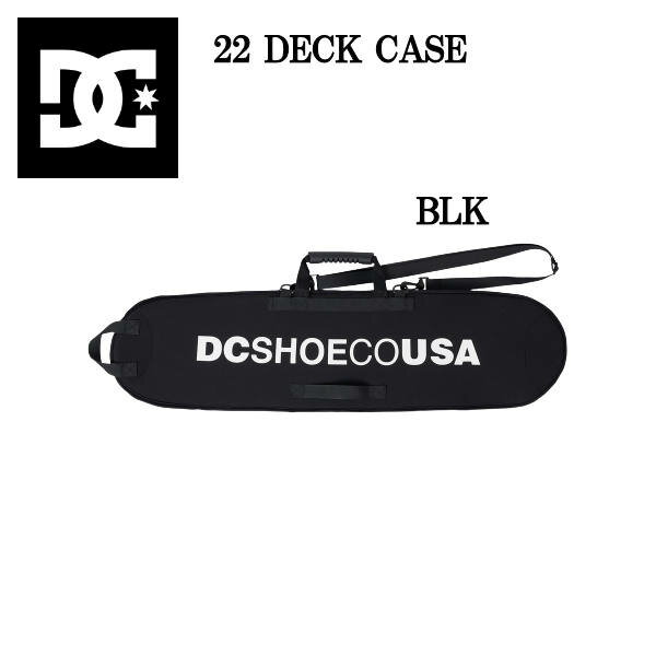 【DC Shoes】ディーシーシューズ 2022モデル 22 DECK CASE スケートボードバック ケース バッグ カバン スケボー デッキ BLK 【あす楽対応】