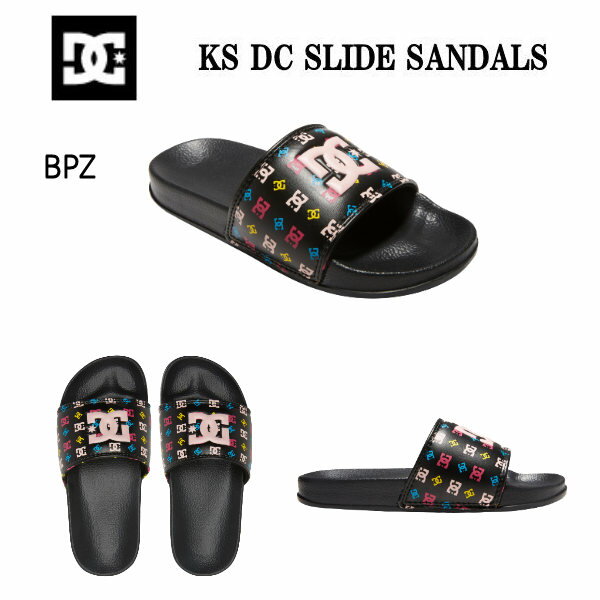 楽天surf＆snow 54TIDE【DC Shoes】ディーシーシューズ 2022春夏 KS DC SLIDE キッズ ジュニア サンダル 靴 ビーチ サンダル キャンプ スケートボード アウトドア 19.0cm-24.0cm【あす楽対応】