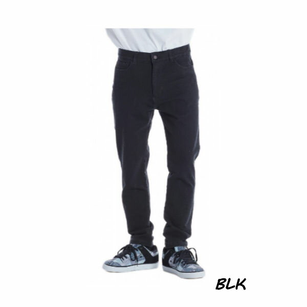 【DC Shoes】ディーシーシューズ 2021秋冬 SKINNY JERSEY PANT メンズ デニムライク パンツ カジュアル スキニー BLK/IND/BDM