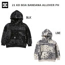 【DC Shoes】ディーシーシューズ 2021-2022 21 KD BOA BANDANA ALLOVER PH キッズ プルオーバーパーカー スウェット スノーボード スケートボード アウトドア 120-160 2カラー【正規品】【あす楽対応】