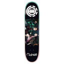 【ELEMENT】エレメント 鬼滅の刃 スケートボード デッキ KIMETSU TANJIRO NEZU SKATEBOARD DECK デッキ 板 大人 単品 8.125インチ ONE COLOR【あす楽対応】