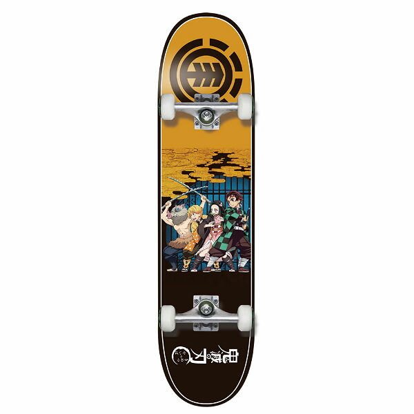 【ELEMENT】エレメント 鬼滅の刃 スケートボード デッキ KIMETSU D COMP COMPLETE SKATEBOARD コンプリート 板 大人 完成品 8.125インチ ONE COLOR【あす楽対応】