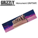 【GRIZZLY】グリズリー Monument GRIPTAPE デッキテープ スケートボード スケボー sk8 skateboard おしゃれ グリップテープ 人気ブランド 正規品【あす楽対応】