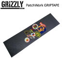 グリズリー PatchWork GRIPTAPE デッキテープ スケートボード スケボー sk8 skateboard おしゃれ グリップテープ 人気ブランド 正規品