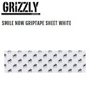 【GRIZZLY】グリズリー SMILE NOW GRIPTAPE SHEET グリップテープ デッキテープ スケートボード SKATEBOARD Gripta...