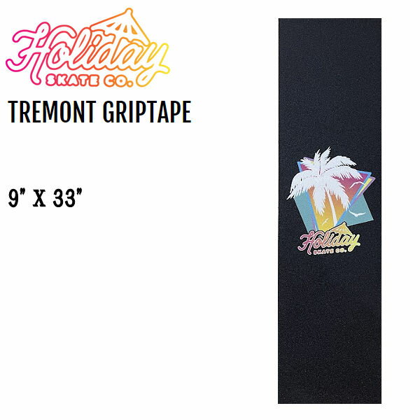 yHOLIDAY SKATE CO.zzf[ TREMONT CLEAR GRIPTAPE fbLe[v Obve[v XP[g{[hXP[g{[h ubN NA 9in~33inyyΉz