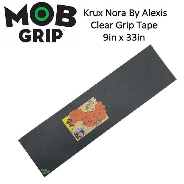 【MOB GRIP】モブグリップ Krux Nora By Alexis Clear Grip Tape 9in x 33in Skateboard Grip Tape クリア 透明 デッキテープ グリップテープ スケートボード スケボー【あす楽対応】