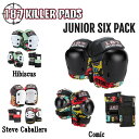 【187 KILLER PADS】187 キラーパッド JUNIOR SIX PACK ジュニア キッズ プロテクター リストガード エルボーパッド ニーパッド 3点セット ONE SIZE 3カラー【正規品】【あす楽対応】