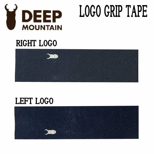 【DEEP MOUNTAIN】ディープマウンテン LOGO GRIPTAPE ロゴ グリップテープ デッキテープ スケートボード 切り抜き SKATEBOARD パーツ LEFT RIGHT 9×33【あす楽対応】