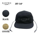 【ELECTRIC】エレクトリック 2023春夏 JET CAP メンズ キャップ 帽子 スケートボード ストリート 2カラー【正規品】【あす楽対応】