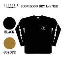 エレクトリック 2023春夏 ICON LOGO DRY L/S TEE メンズ Tシャツ 長袖トップス スケートボード ストリート M/L/XL 2カラー