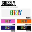 【GRIZZLY】グリズリー OVERLAY STAMP GRIPTAPE SHEET グリップテープ デッキテープ スケートボード SKATEBOARD Griptape 9×33 5カラー【正規品】【あす楽対応】