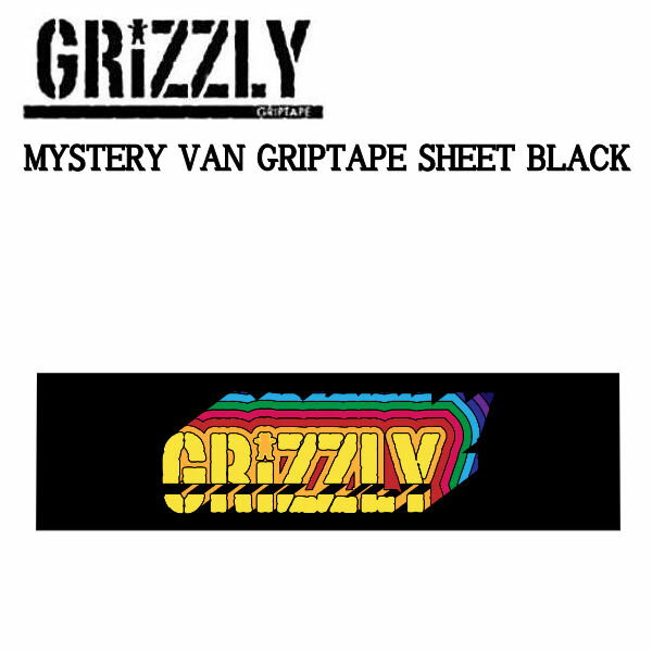 GRIZZLYۥꥺ꡼ MYSTERY VAN GRIPTAPE SHEET åץơ ǥåơ ȥܡ SKATEBOARD Griptape 933 ֥åʡۡڤб