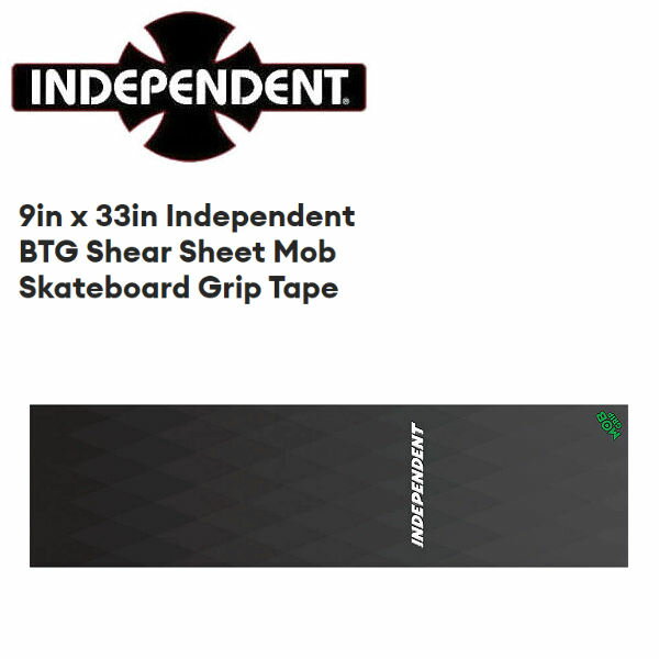 【MOB GRIP】モブグリップ Independent BTG Shear Sheet Mob Skateboard Grip Tape デッキテープ グリップテープ スケートボード 9×33インチ
