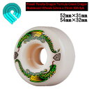 【POWELL PERALTA】パウエルペラルタ Powell Peralta Dragon Formula Green Dragon Skateboard Wheels トニーホーク スティーブ キャバレロ ウィール スケートボード 93A 4pk【あす楽対応】