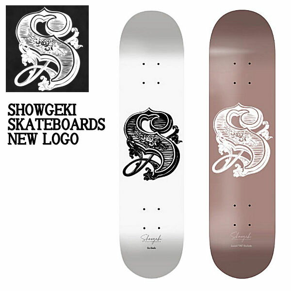 SHOWGEKI SKATEBOARDS۾׷ 祦 NEW LOGO ˥塼 ȥܡ SKATE DECK SK8 ܡ  7.375/7.75/7.875/8.0ڤб