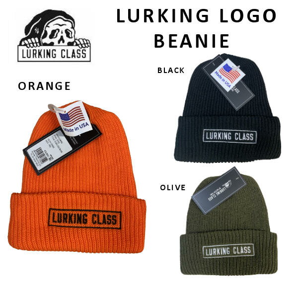 ラーキング スケッチータンク LOGO BEANIE 2022秋冬 SKETCHY TANK メンズ レディース ユニセックス ビーニー ニット帽 帽子 スケートボード スケボー