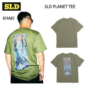 【SLD SKATEBOADING】PLANET T-SHIRT Khaki Tシャツ ユニセックス TEE スケートボード スケボー SK8 ストリート ファッション 伊藤慎一 イトシン 【正規品】【あす楽対応】