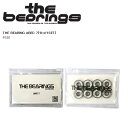 【the bearings】ザ ベアリング SKATEBOARD BEARING ABEC7 スケートボード ベアリング パーツ 国産 高品質 ストリート ラン...