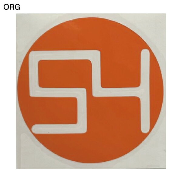 ��54TIDE��54ORIGINAL ROUND STICKER S ���ꥸ�ʥ� ���åƥ��󥰥��ƥå��� ���� ������ �������ȥܡ��� ���ȥ꡼�� ���Ρ��ܡ��� 6cmx6cm 3���顼�������ʡ�