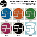 【54TIDE】54ORIGINAL ROUND STICKER M オリジナル カッティングステッカー ロゴ シール スケートボード ストリート スノーボード...