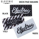 【ELECTRIC】エレクトリック 2024秋冬 DECK PAD SQUARE デッキパッド 滑り止め スノーボード スノボー デッキマット 軽量 グリップ ...