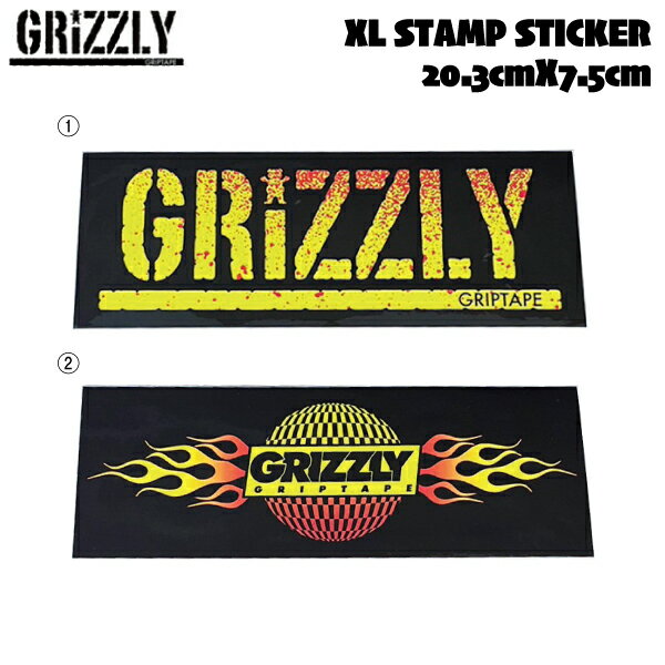 【GRIZZLY】グリズリー XL Stamp Sticker 