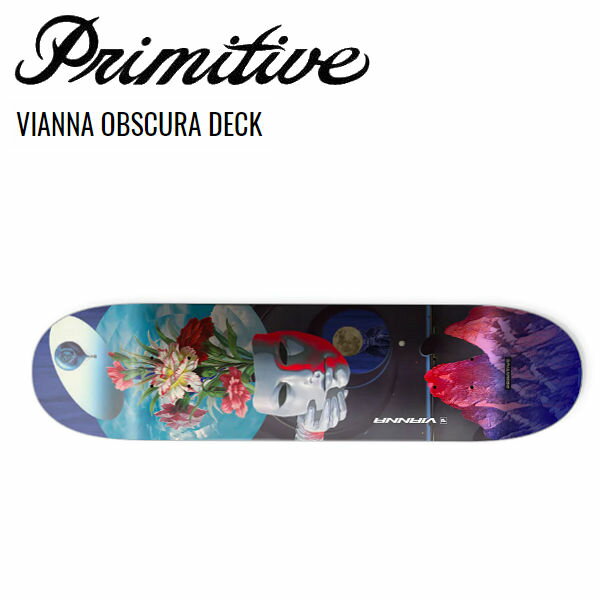 【Primitive】プリミティブ VIANNA OBSCURA DECK メンズ スケートボード ストリート ランプ ボウル 板 8.0インチ ONE COLOR【あす楽対応】