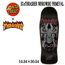 【SANTACRUZ】サンタクルーズ SANTA CRUZ x THRASHER WINKOWSKI PRIMEVAL DECK スラッシャー コラボ デッキ スケートボード 10.34×30.54【あす楽対応】