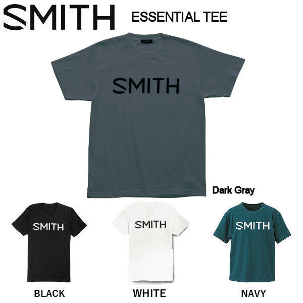 スミス ESSENTIAL TEE T-shirt Tシャツ 半袖 クルーネック カットソー メンズ レディース TEE スノーボード スノボー 4カラー S・M・L・XL