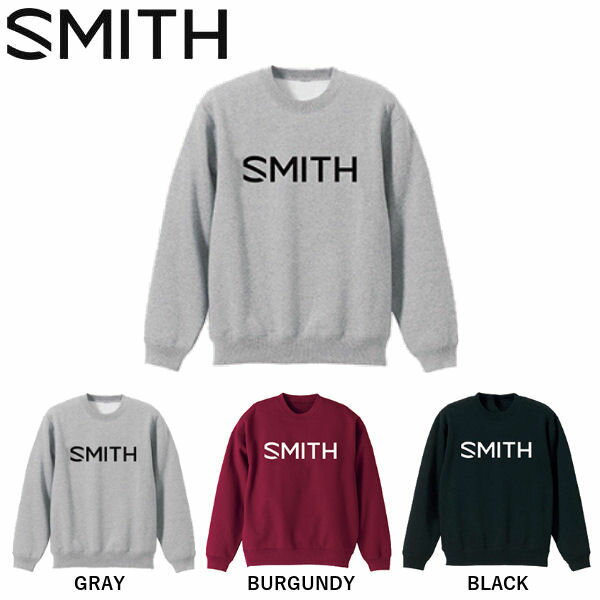 SMITHۥߥ ESSENTIAL CREW  ǥ ȥ졼ʡ ȥåץ Ĺµ Ρܡ Υ  S/M/L/XL 3顼ڤڡ