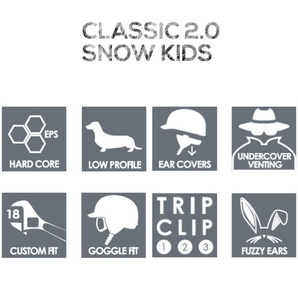 【SANDBOX】サンドボックス CLASSIC 2.0 SNOW KIDS/キッズヘルメット スケートボード スノーボード 子供用/2カラー