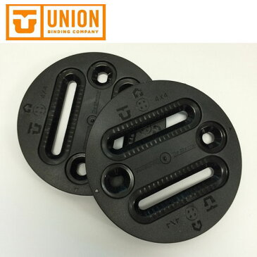 【UNION 】ユニオン ディスクプレート EST用　バートン板用 BURTONのボードに取り付けるパーツ バインディングパーツ／2個セット