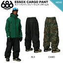 【予約受付中】【特典あり】【686】2025/2026 シックスエイトシックス ESSOX CARGO PANT メンズ スノーパンツ ボトムス ズボン スノー...