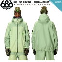 【予約受付中】【特典あり】【686】2025/2026 シックスエイトシックス HUF DOUBLE H SHELL JACKET メンズ スノージャケット ス...