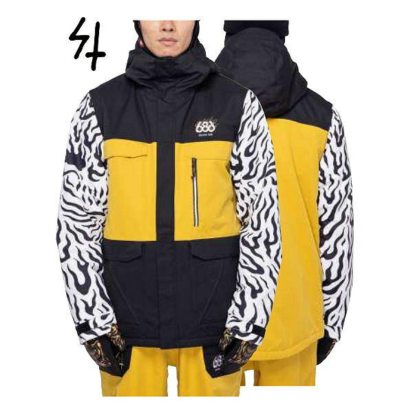 surf&snow 54TIDEの【686】シックスエイトシックス Infinity Jacket Sketchy Tank メンズ スノージャケット スノーウェア トップス アウター スノーボード スキー アウトドア 防寒 キャンプ M/L/XL【正規品】｜アングル2