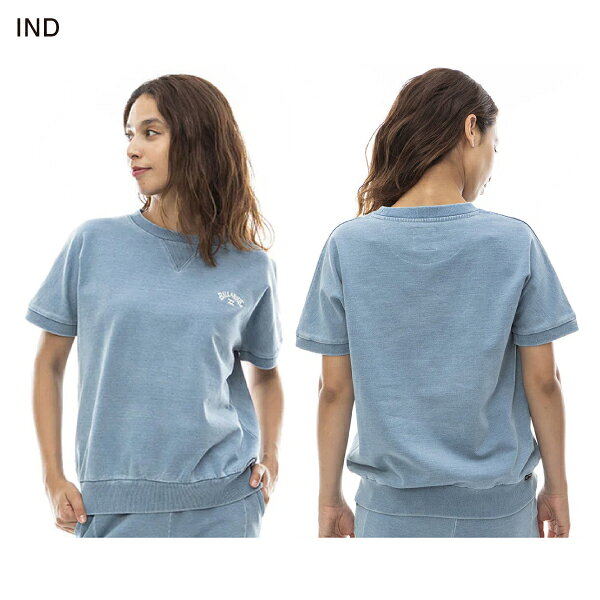 【BILLABONG】ビラボン ARCH LOGO SS SWEAT CREW レディース 半袖 スウェット Tシャツ トップス セットアップ着用可 アウトドア キャンプ 夏 M/L 3カラー【正規品】 54tide-10152760 surf&snow 54TIDE サンプル画像3