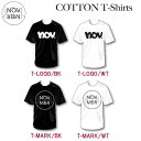 ノーベンバー COTTON T-Shirts 半袖Tシャツ ティーシャツ T-LOGO TEE トップス スノーボード スノボー S-XL 4カラー