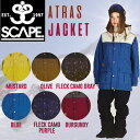 【SCAPE】エスケープ2017-2018 レディース スノージャケット スノーウェア スノーボードウエア スノボ ATRAS JACKET 6カラー S〜XL