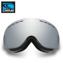 【CARVE】カーブ TITANIUM スノーゴーグル フレームレス 球面ゴーグル MATT BLACK GREY HI-LIGHT LENS WITH SILVER MIRROR