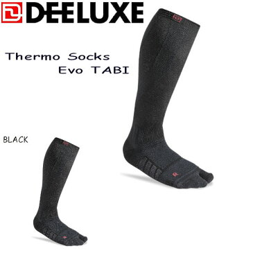 【DEELUXE】ディーラックス THERMO SOCKS EVO TABI サーモソックス タビ型 スノーボード 靴下 ハイソックス スノーボード ユニセックス メンズ レディース S~L 【正規品】【あす楽対応】